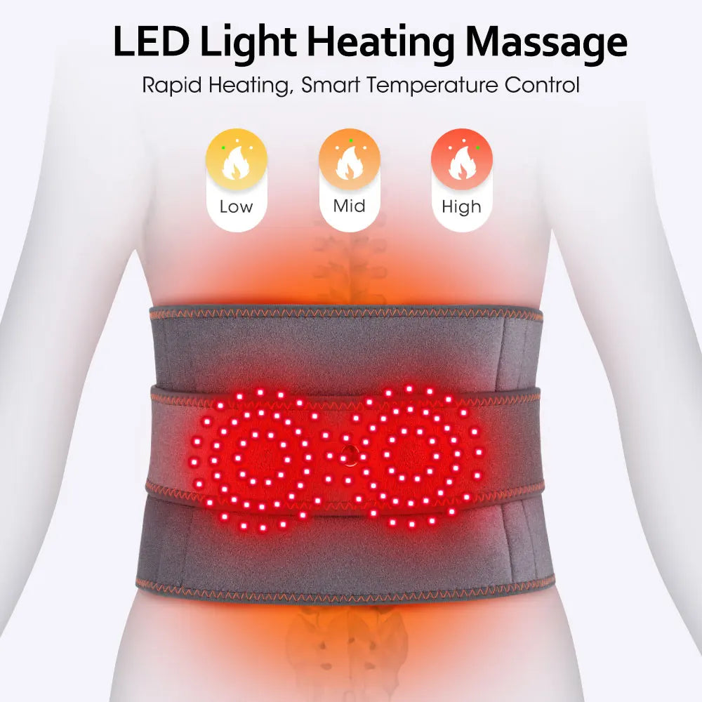 New Upgrade Electric Heating Waist Massager Belt
