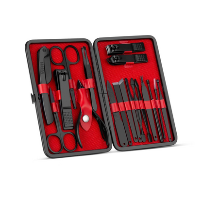1️⃣ 24 Pcs Manicure & Pedicure Set – Professional Nail Care Kit