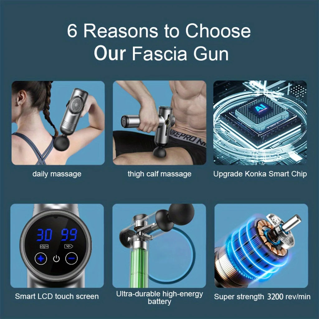 Portable Fascia Gun – Muscle Massage Gun