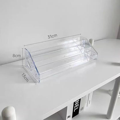 Clear Makeup Organizer – Transparent Beauty & Jewelry Display Box ✨