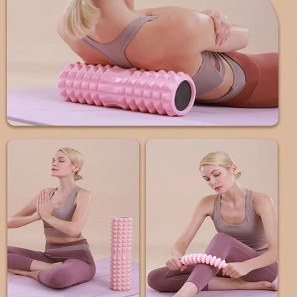 Yoga Foam Roller Set – 45cm Pilates & Muscle Massage Block