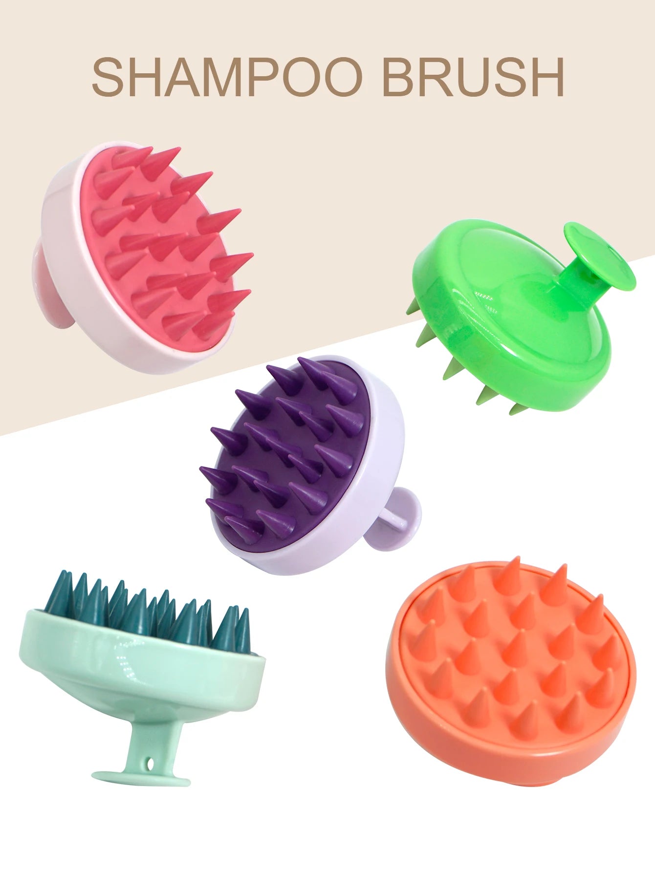 Silicone Scalp & Body Massage Brush