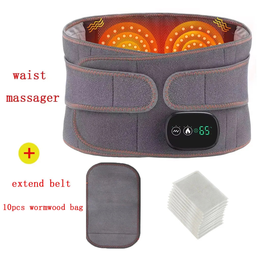 New Upgrade Electric Heating Waist Massager Belt
