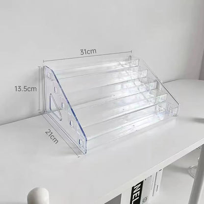 Clear Makeup Organizer – Transparent Beauty & Jewelry Display Box ✨