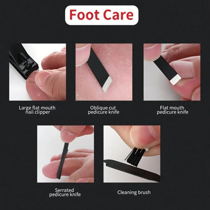 1️⃣ 24 Pcs Manicure & Pedicure Set – Professional Nail Care Kit